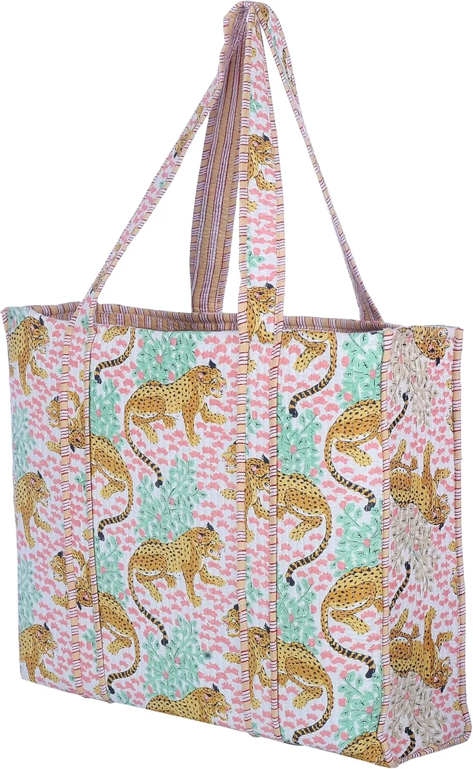 100% Cotton Shoulder Bag Tote Bag Women Reversible Shopping Bag &Grocery Bags Stylish Travel Bag Gift for Her