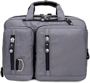17.3/18.4 Gaming Laptop Briefcase 3-in-1 Multi-Purpose Backpack Business Messenger Shoulder Bag Handbag