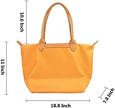 18.8 Inch Womens Handbag Waterproof Satchel Purse Handbag, Tote Bag for Women