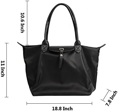 18.8 Inch Womens Handbag Waterproof Satchel Purse Handbag, Tote Bag for Women