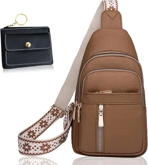 2025 Crossbody Bag,Travel Small Sling Bag Crossbody Bags for Women-Vegan Leather Fanny Pack Crossbody Bags for Women