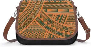 2025 Polynesian Women'S Crossbody Bag Customization, Samoan, Fiji, Hawaiian Island Tribal Design Women'S Bag