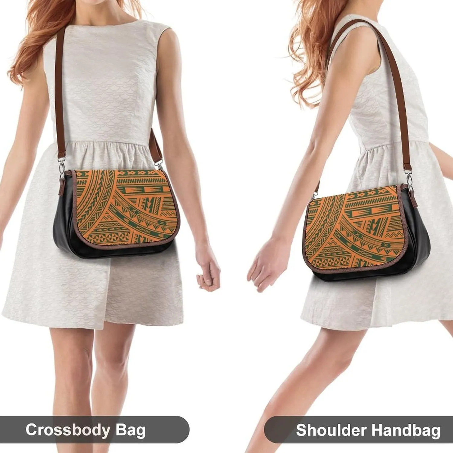 2025 Polynesian Women'S Crossbody Bag Customization, Samoan, Fiji, Hawaiian Island Tribal Design Women'S Bag