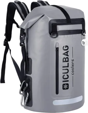 48cans Large Cooler Backpack Insulated Waterproof for Men Women Insulated Backpack Cooler Leak Proof Waterproof for 24 Hours Cooling for Camping Picnic Hiking Beach Travel Kayaking