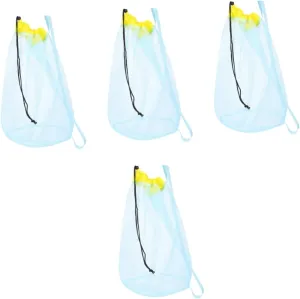 4pcs Boys and Girls Beach Toys Bag Mesh Beach Bag for Boys and Girls Pool and Outdoor Activities