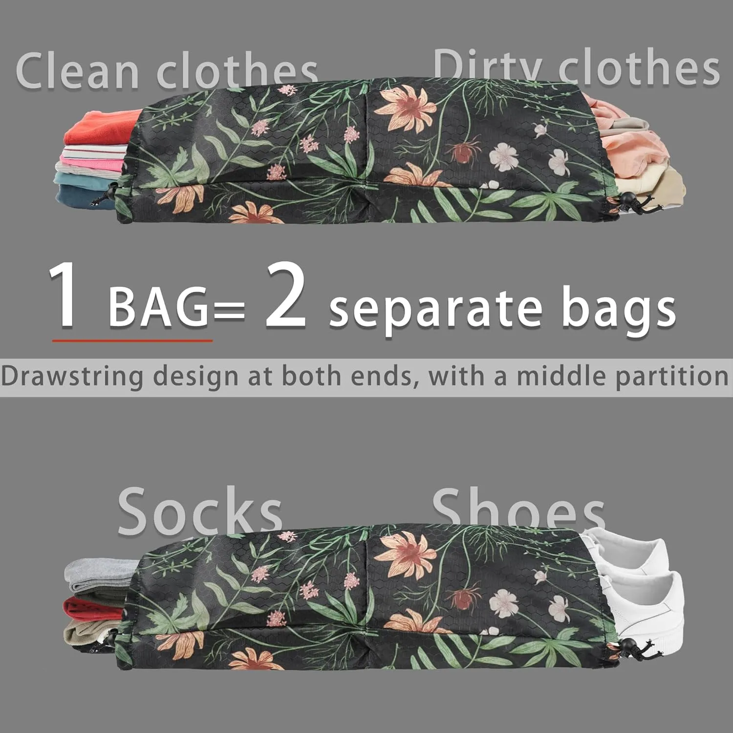 7 Pcs Compression Packing Cubes Travel for Suitcases, Luggage Organizer Lightweight Storage Bags Set for Backpack Travel- Packaging Cubes for Carry-Ons and Storage (black green)