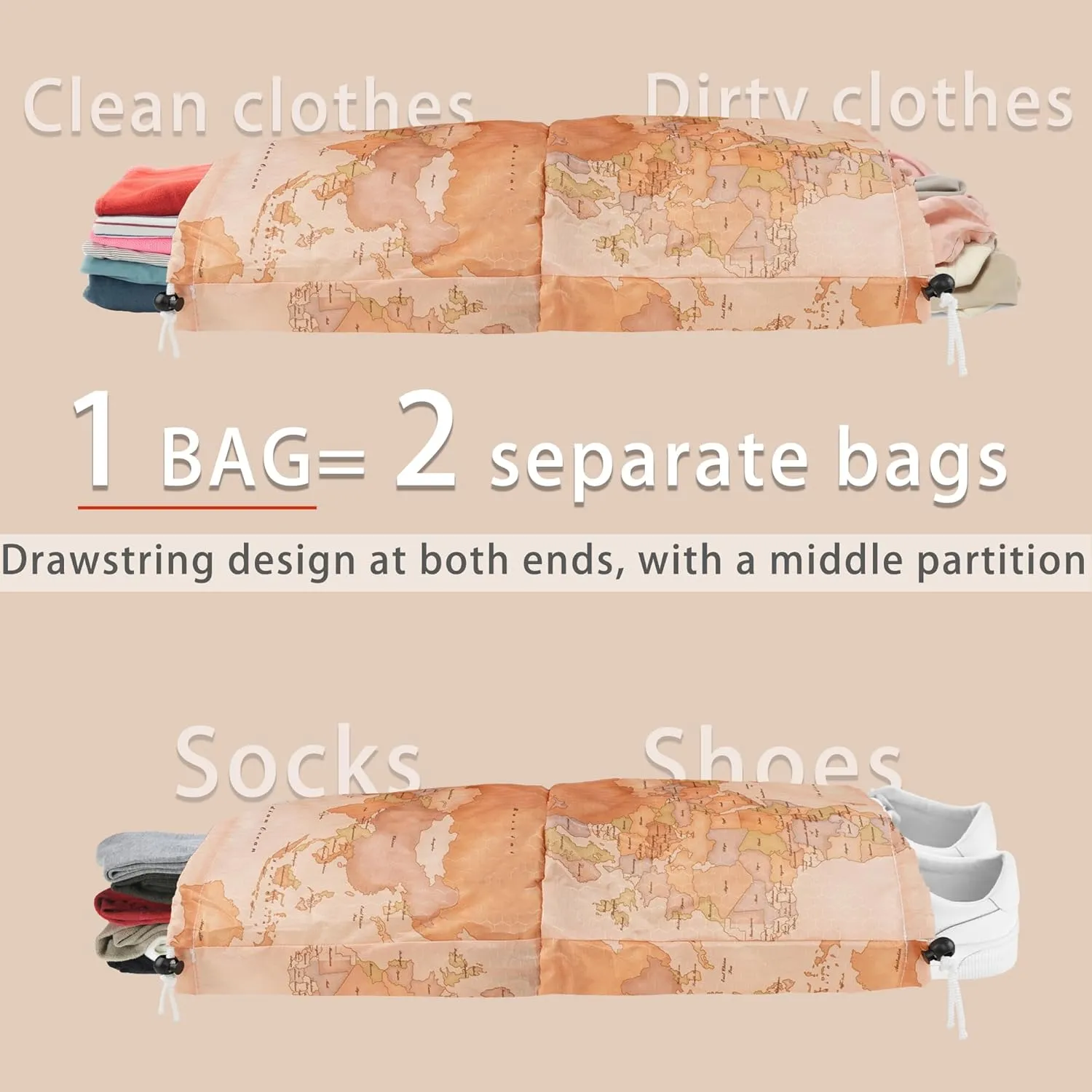 7 Pcs Compression Packing Cubes Travel for Suitcases, Luggage Organizer Washable Storage Bags Set for Backpack Travel- Packaging Cubes for Carry-Ons and Storage