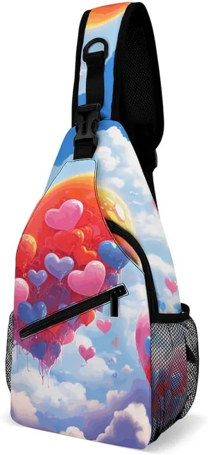 A Range of Sea Creatures Sling Bag Crossbody Bags Cross Body Bag Fanny Packs Chest Bags Sling Purses for Travel