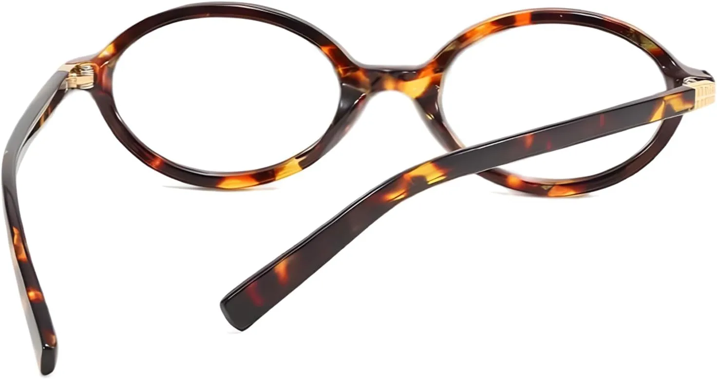 ADE WU Cute Oval Blue Light Glasses for Woman