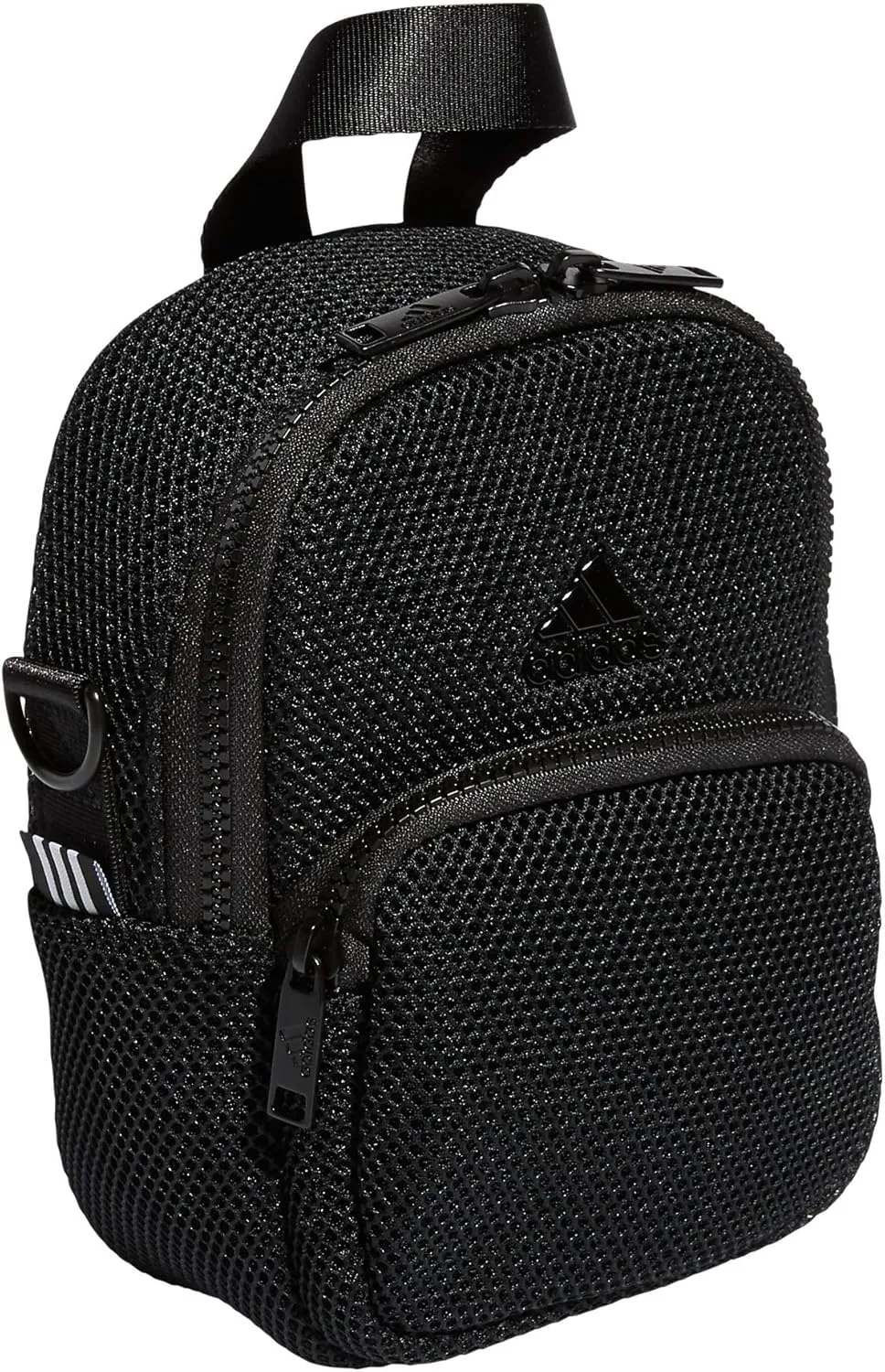adidas Women's Airmesh Convertible Mini Backpack-Crossbody Bag, Black, One Size
