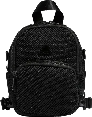 adidas Women's Airmesh Convertible Mini Backpack-Crossbody Bag, Black, One Size