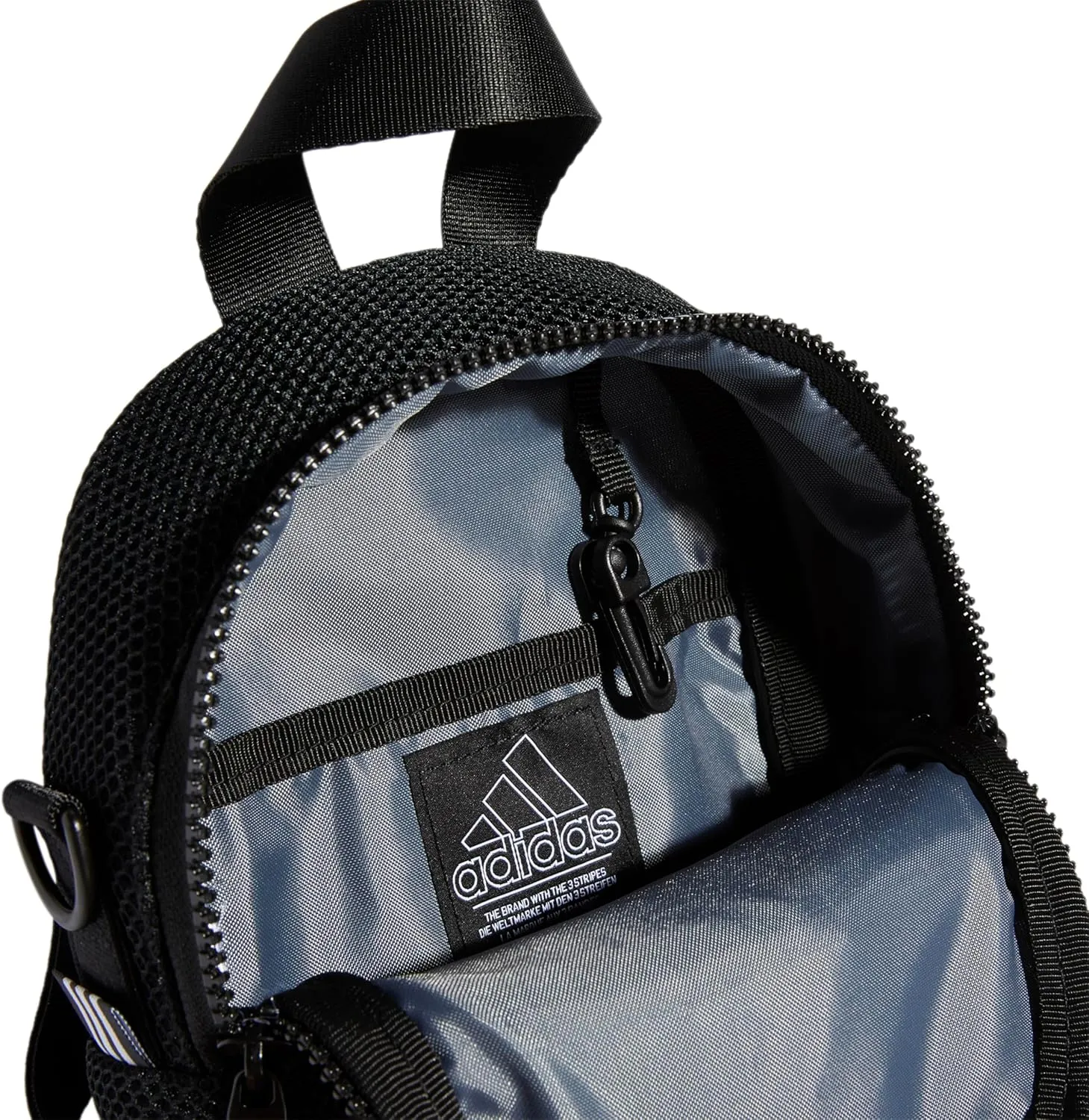 adidas Women's Airmesh Convertible Mini Backpack-Crossbody Bag, Black, One Size
