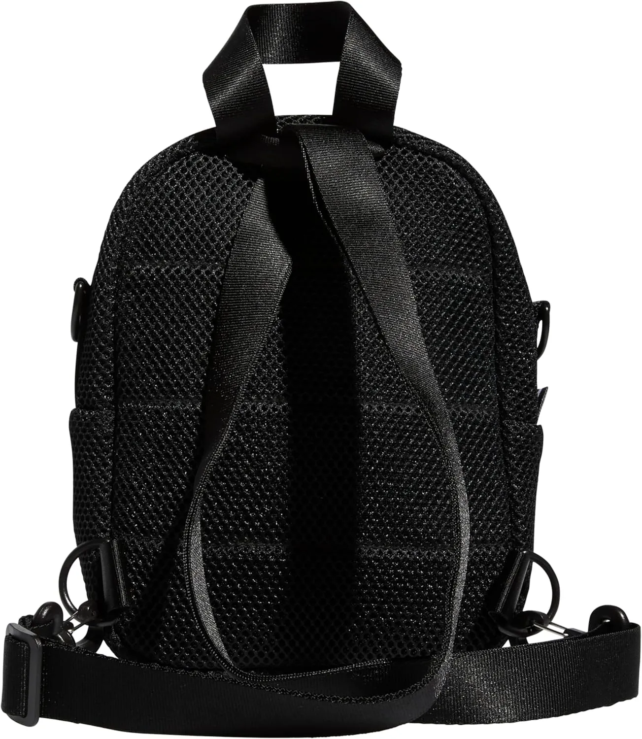 adidas Women's Airmesh Convertible Mini Backpack-Crossbody Bag, Black, One Size