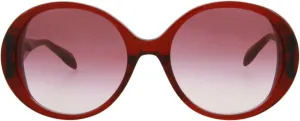 Alexander McQueen Round-Frame Acetate Sunglasses