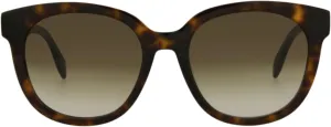 Alexander McQueen Round-Frame Acetate Sunglasses