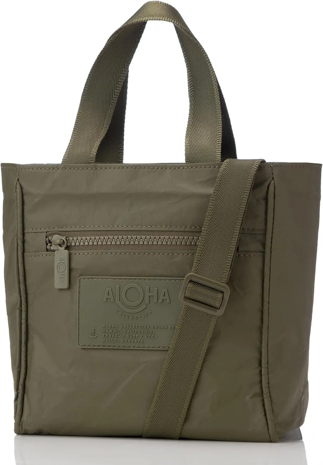 ALOHA Collection Crossbody Bag - Zip-Top Closure, Lightweight, Splash-Proof Mini Tote Bag for Travel, and Everyday Use