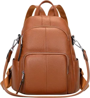 ALTOSY Soft Leather Backpack Purse For Women Backpacks Versatile Shoulder Bag