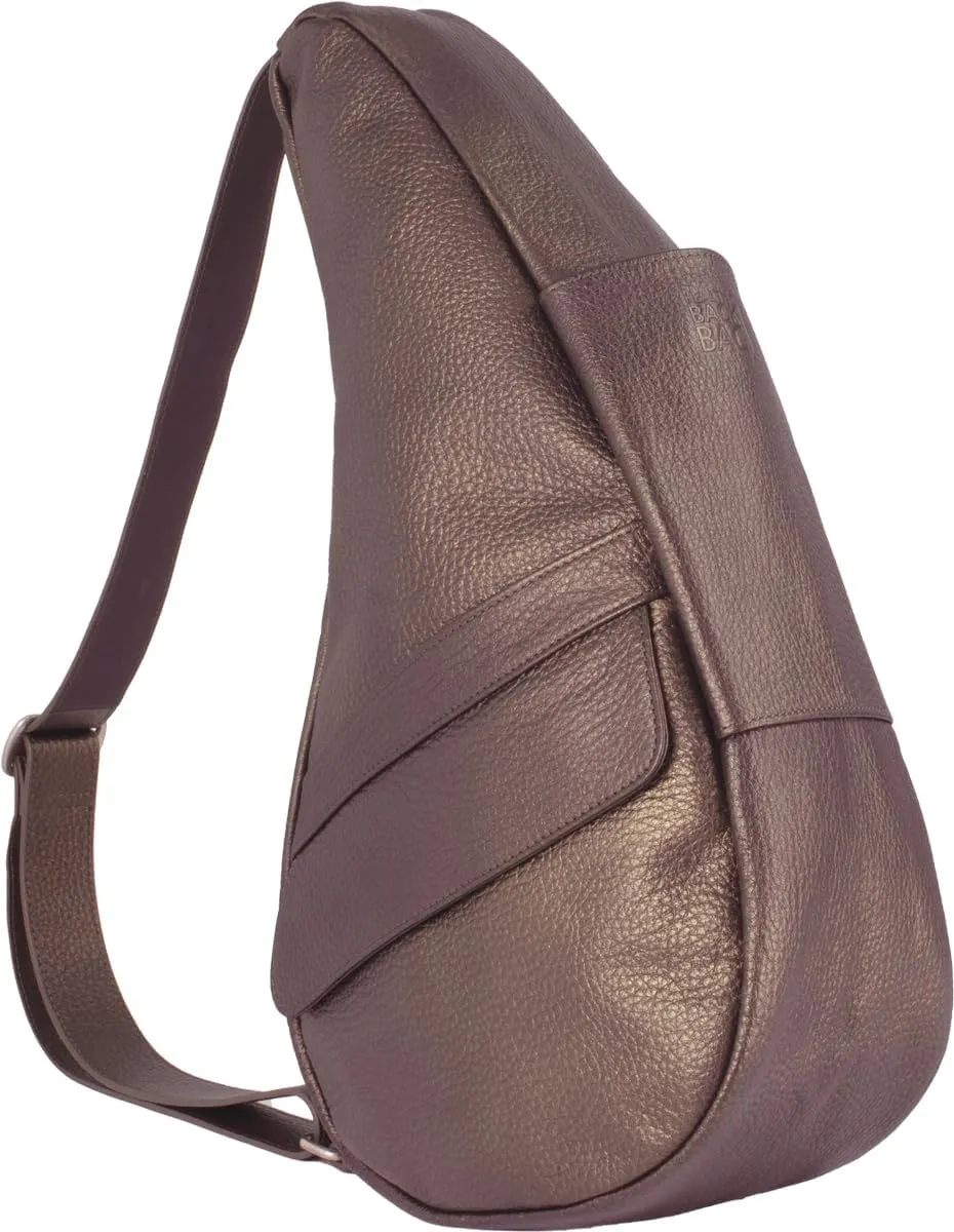 AmeriBag 15" Leather Crossbody Sling Healthy Back Bag
