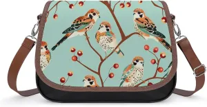 American Kestrel Pattern Crossbody Bags for Women Trendy Shoulder Satchel Purses Messenger Bag