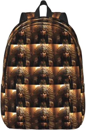 Ancient Egypt Tribe Series Canvas Casual Lightweight Duffel Bag, Fashion Duffel Bag, Unisex Travel Backpack