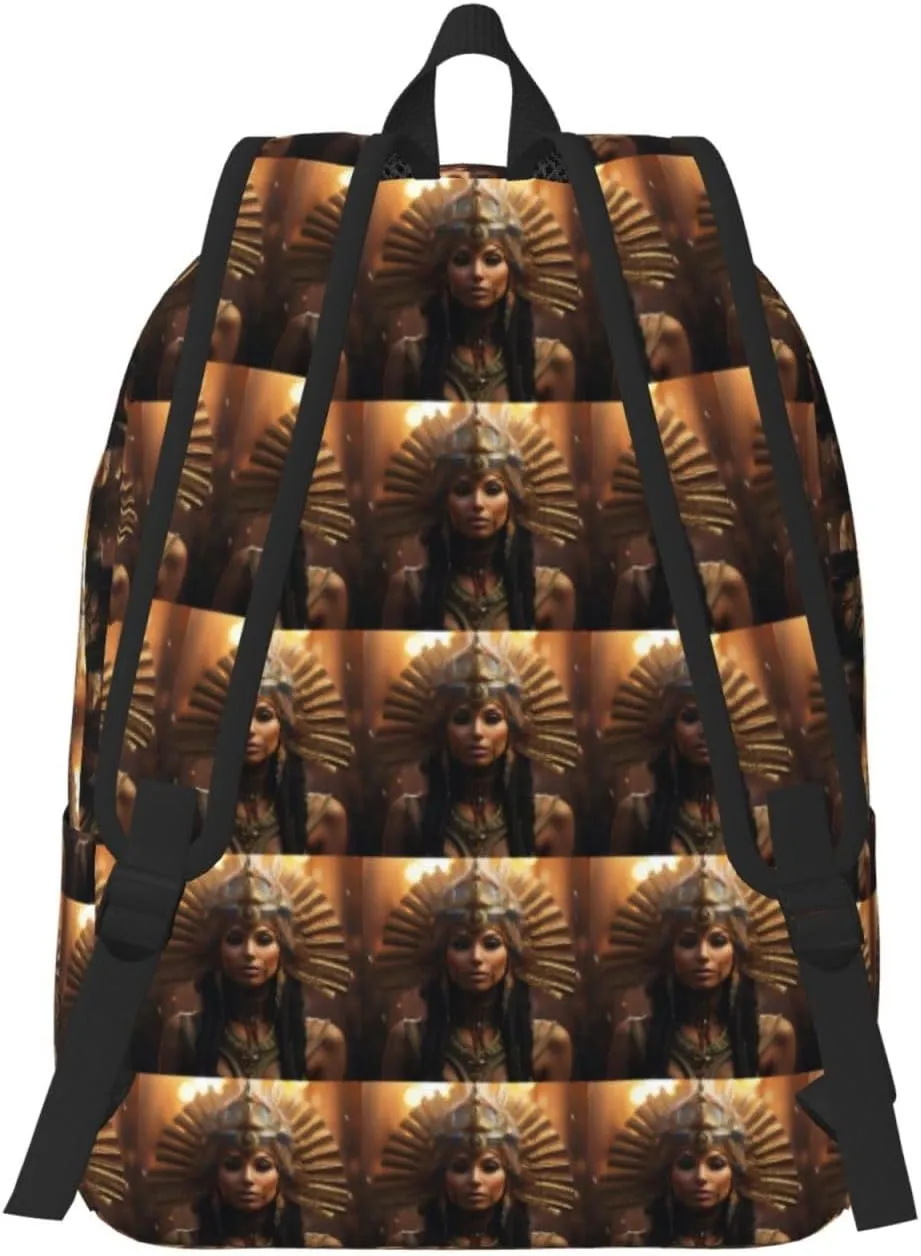 Ancient Egypt Tribe Series Canvas Casual Lightweight Duffel Bag, Fashion Duffel Bag, Unisex Travel Backpack