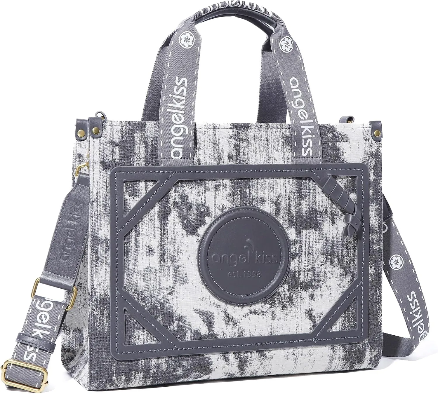 Angel Kiss Tote Bag Purses for Women Medium Top-handle Satchel Handbags with Crossbody Srtap