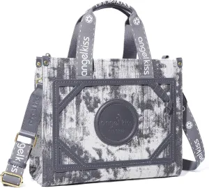 Angel Kiss Tote Bag Purses for Women Medium Top-handle Satchel Handbags with Crossbody Srtap