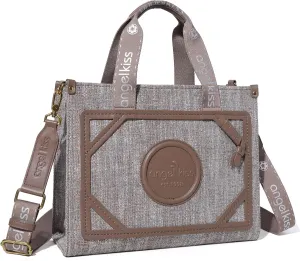 Angel Kiss Tote Bag Purses for Women Medium Top-handle Satchel Handbags with Crossbody Srtap