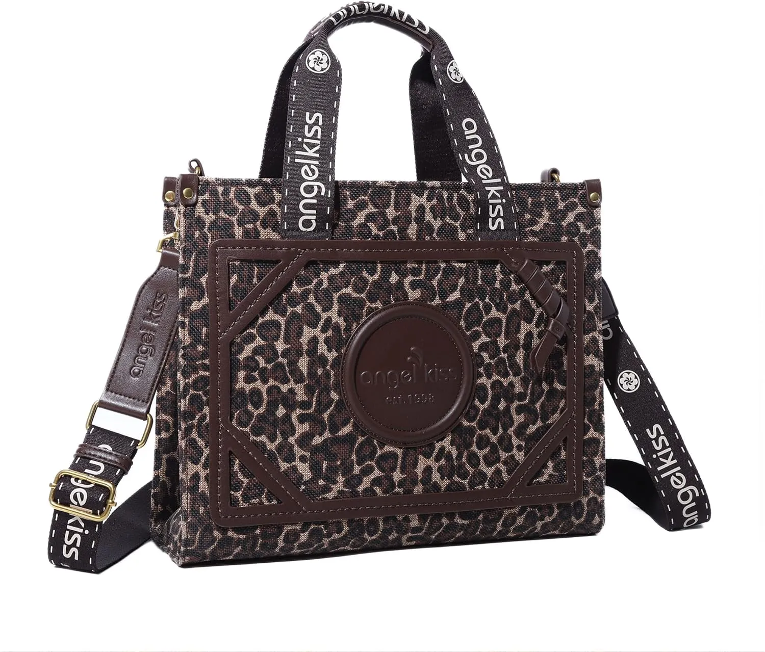 Angel Kiss Tote Bag Purses for Women Medium Top-handle Satchel Handbags with Crossbody Srtap