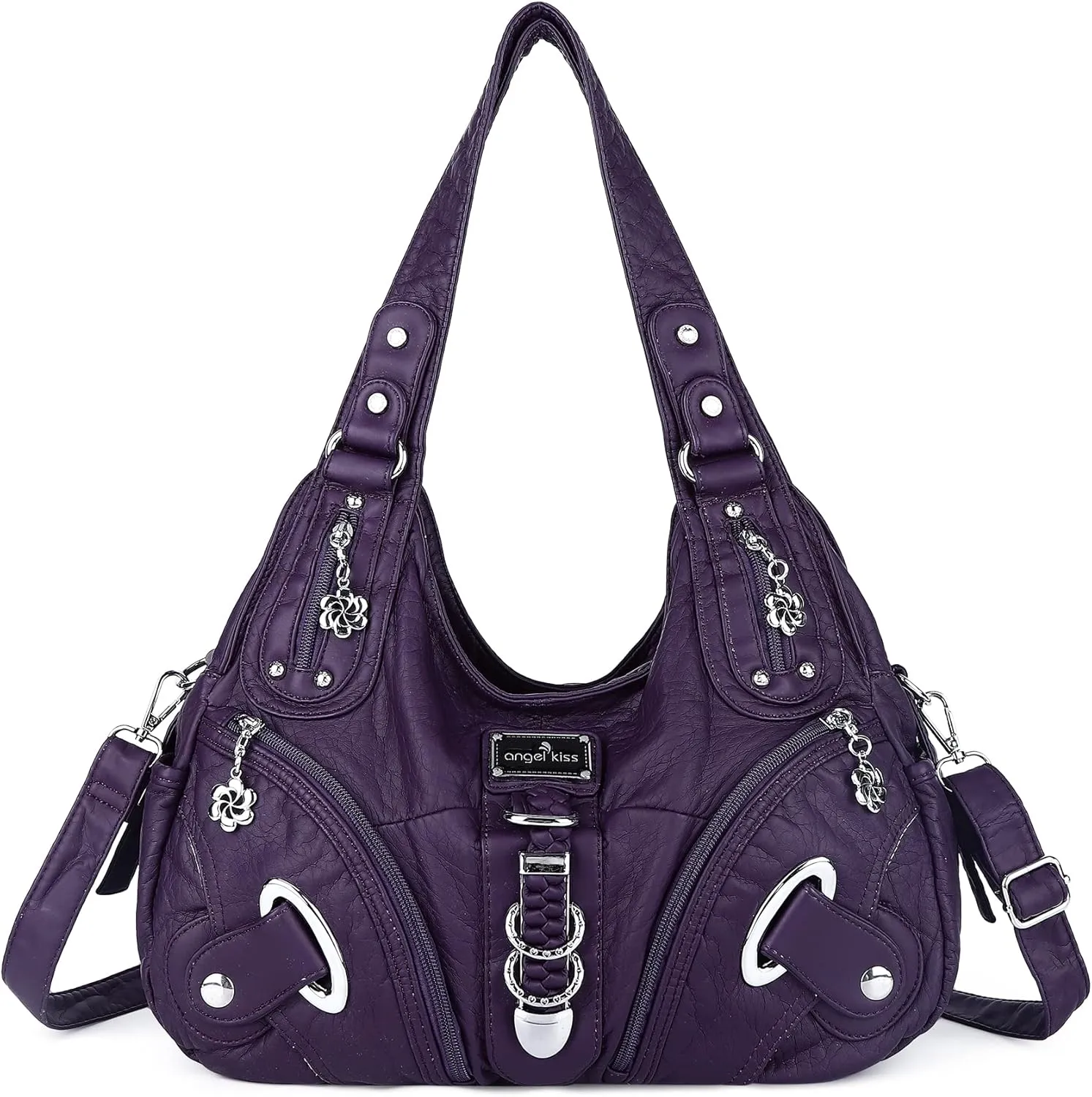 Angelkiss Hobo Purses and handbags for Women Satchel Handbag Women Purses Large Daily Shoulder Bags