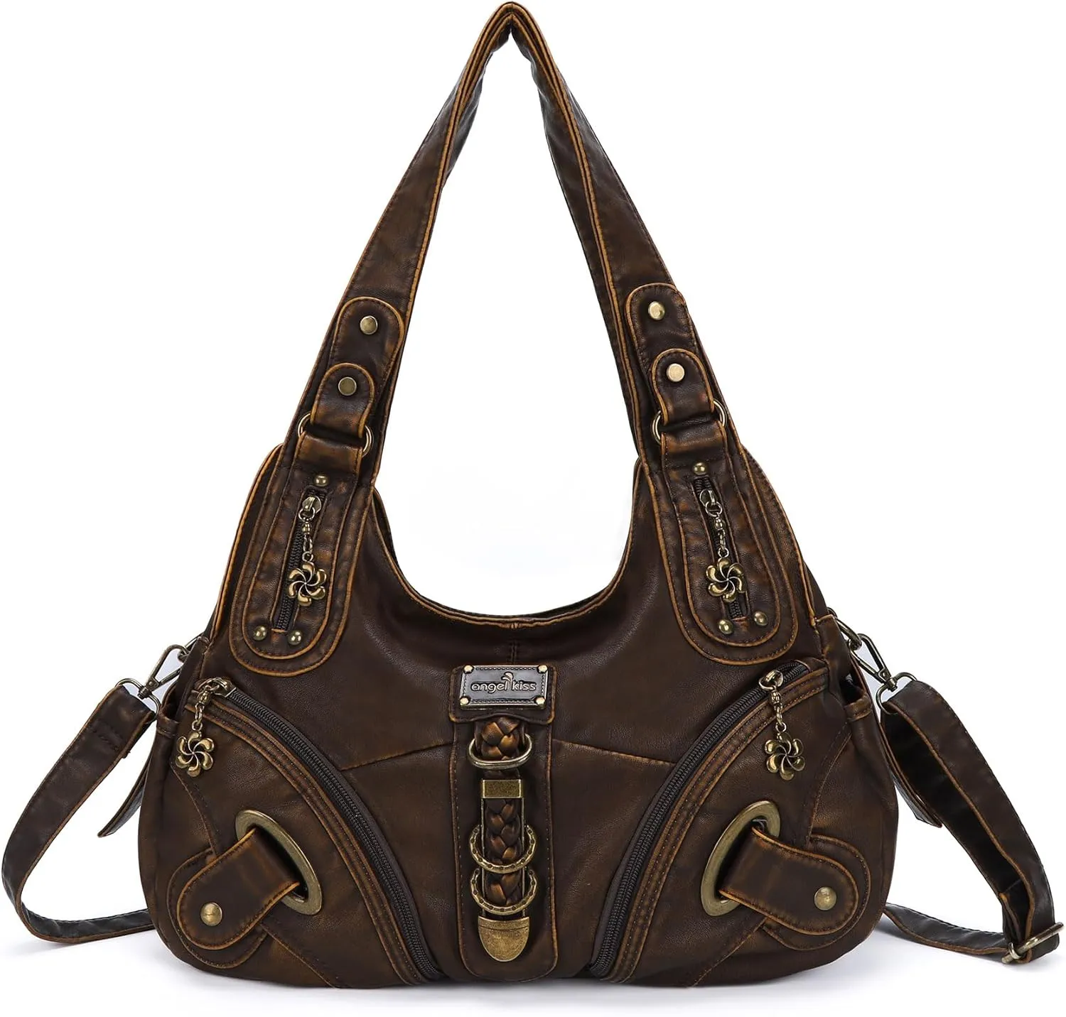 Angelkiss Hobo Purses and handbags for Women Satchel Handbag Women Purses Large Daily Shoulder Bags