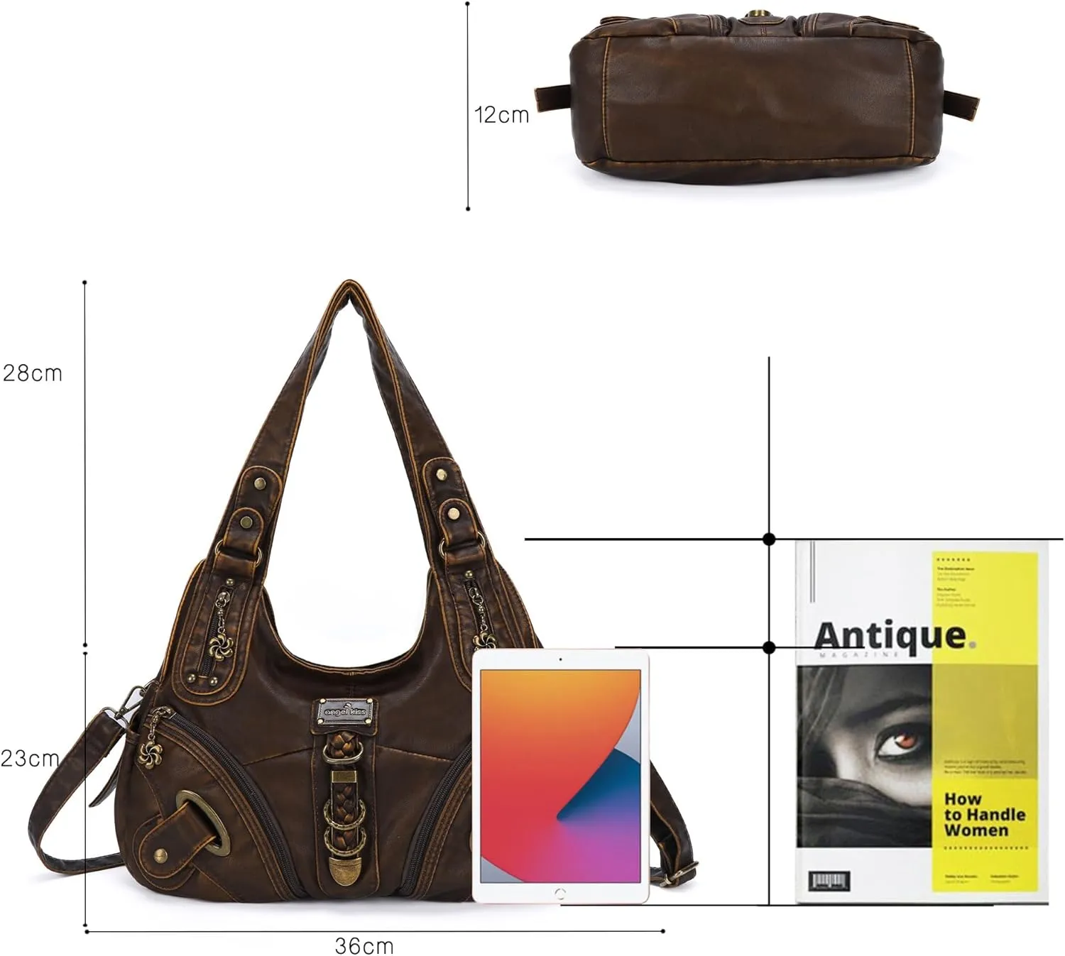 Angelkiss Hobo Purses and handbags for Women Satchel Handbag Women Purses Large Daily Shoulder Bags