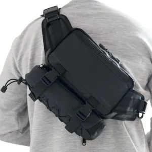Anti Theft Sling Crossbody Bag, Design for Travel, 6L travel sling bag, anti-theft bag, TSA lock, waterproof bag, secure storage, compact travel bag, stylish sling bag, crossbody sling bag