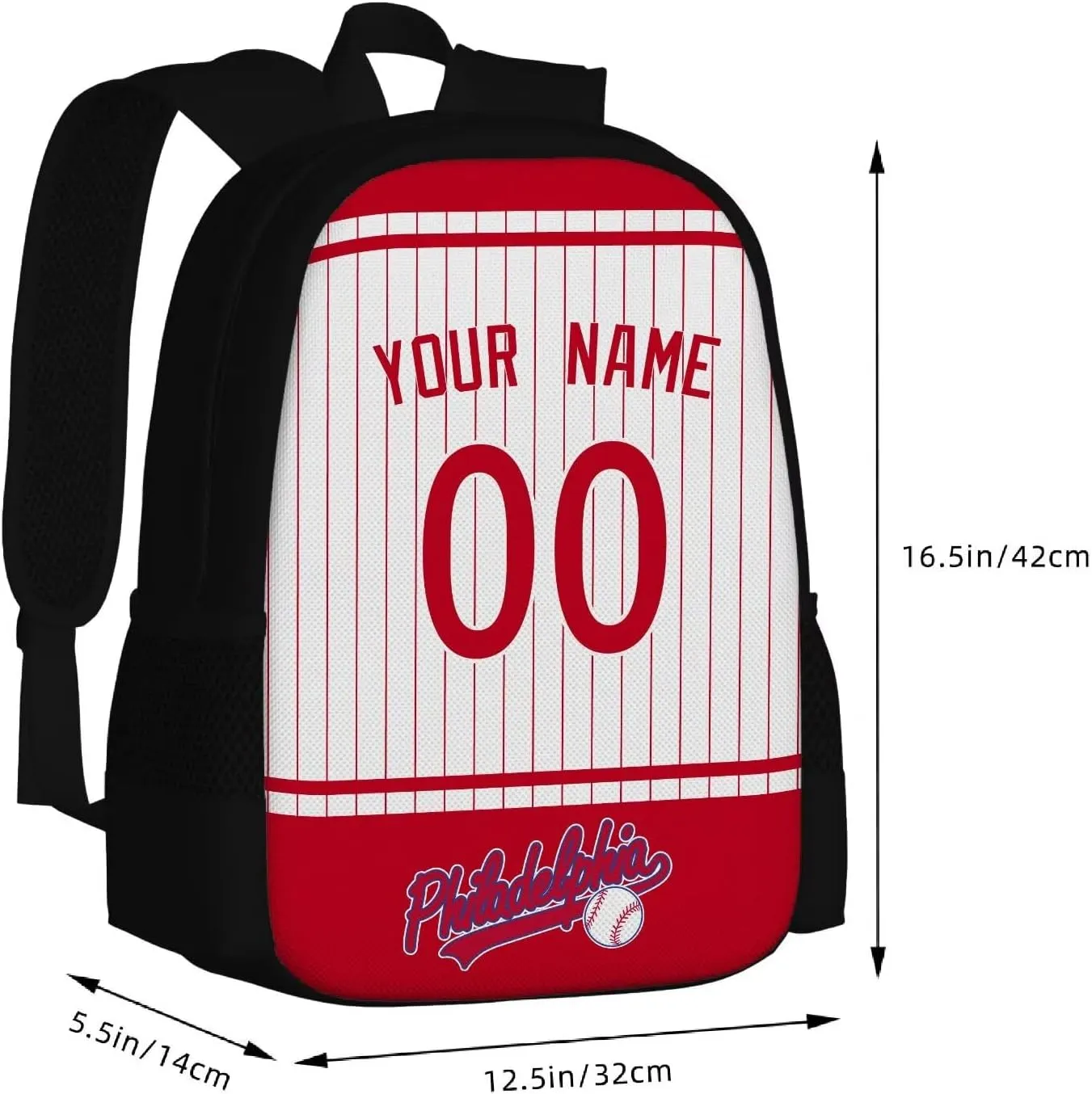 ANTKING Philadelphia Backpack School Bags Custom Name Number for Men Youth Boy Gift