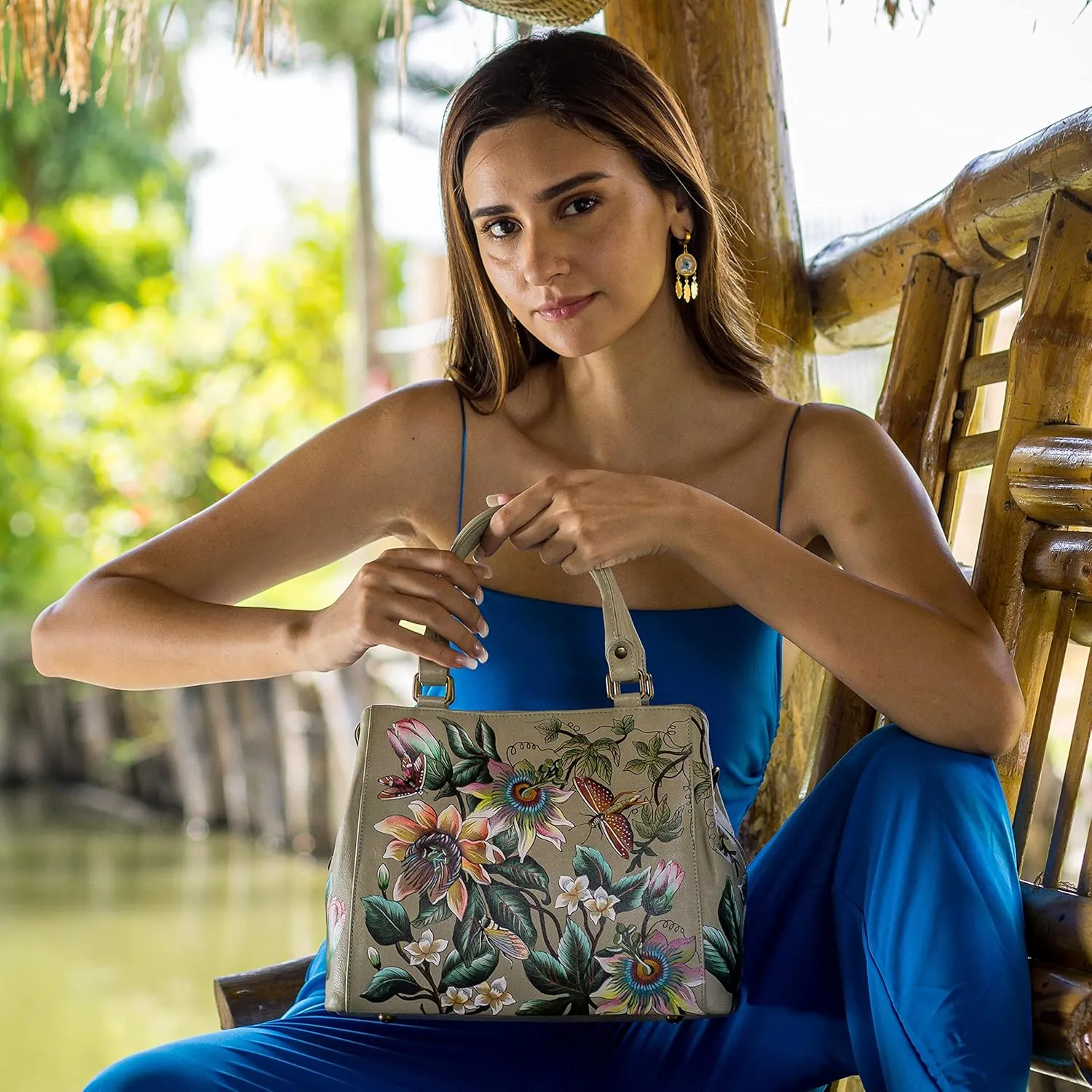 Anuschka Multi Compartment Satchel-690