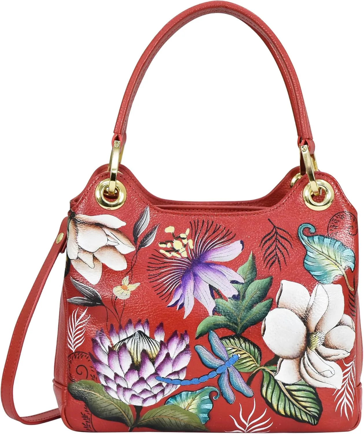 Anuschka Satchel with Crossbody Strap-708
