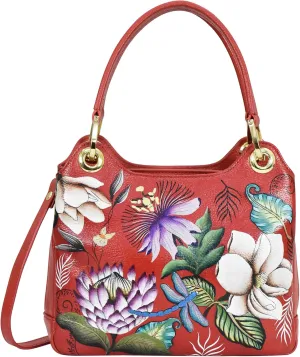 Anuschka Satchel with Crossbody Strap-708
