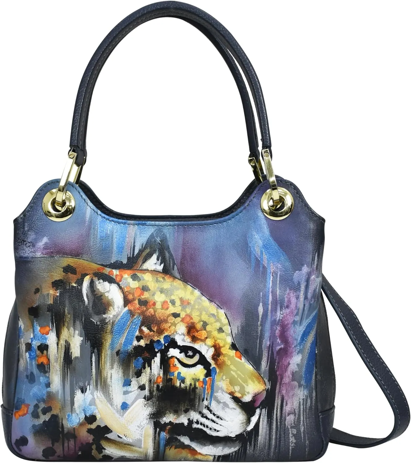 Anuschka Satchel with Crossbody Strap-708