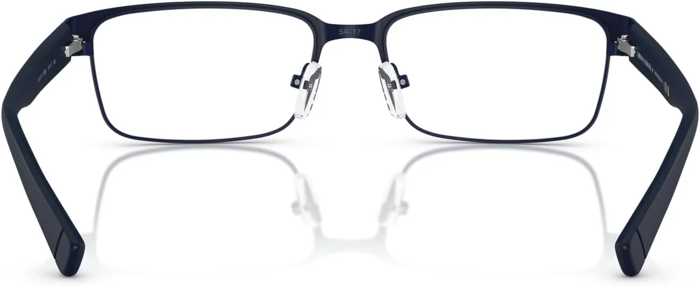 Armani Exchange Men's Ax1017 Rectangular Prescription Eyewear Frames