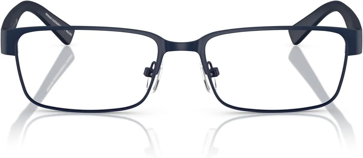 Armani Exchange Men's Ax1017 Rectangular Prescription Eyewear Frames