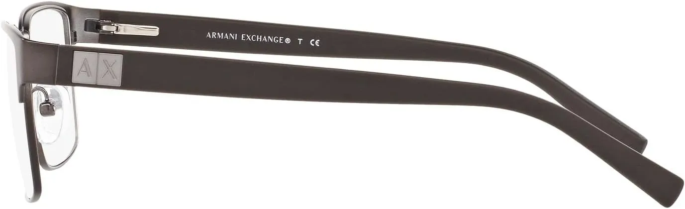 Armani Exchange Men's Ax1019 Square Prescription Eyewear Frames