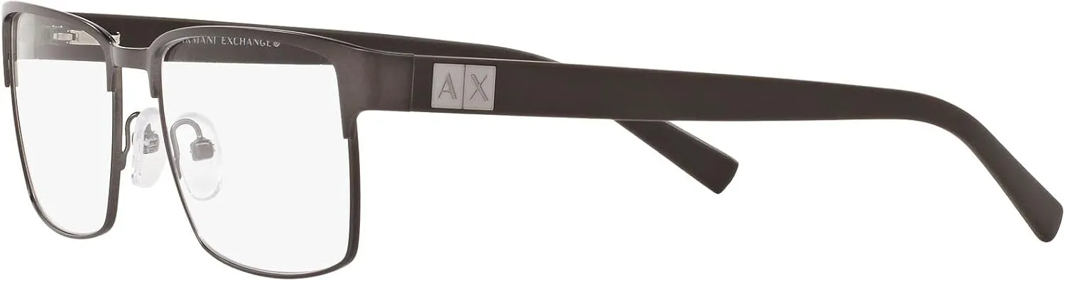Armani Exchange Men's Ax1019 Square Prescription Eyewear Frames