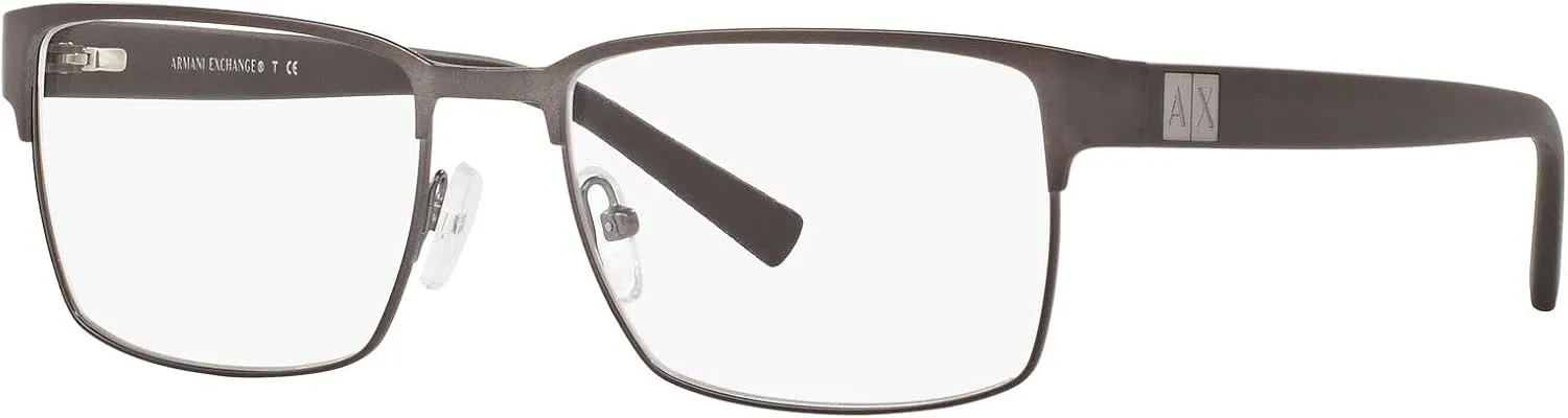 Armani Exchange Men's Ax1019 Square Prescription Eyewear Frames