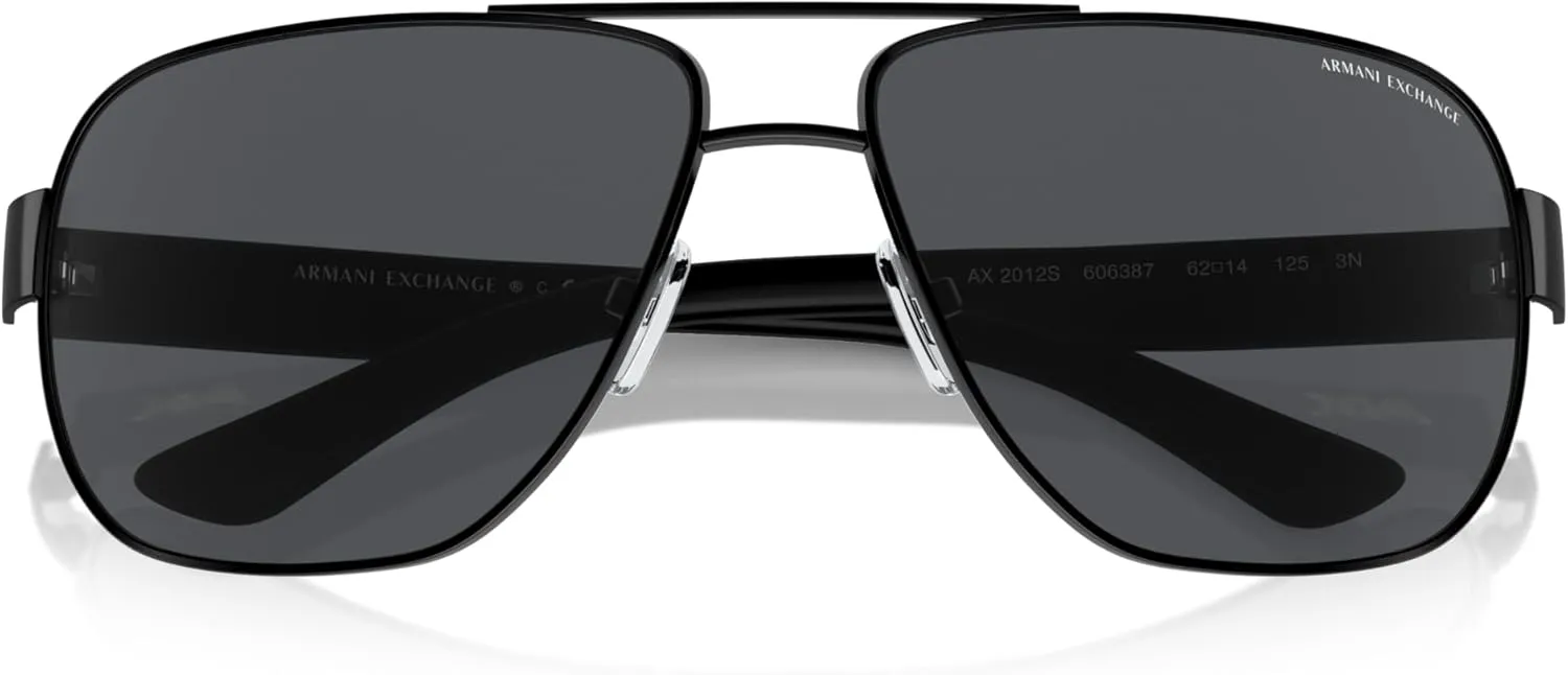 Armani Exchange Men's Ax2012s Rectangular Sunglasses