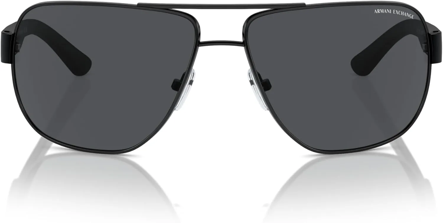 Armani Exchange Men's Ax2012s Rectangular Sunglasses