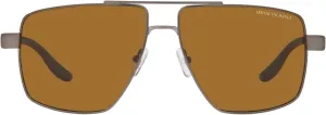 Armani Exchange Men's Ax2037s Square Sunglasses