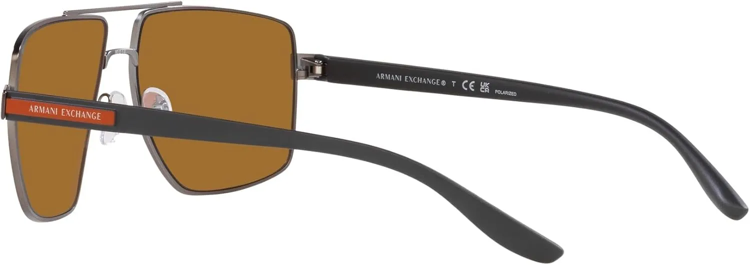 Armani Exchange Men's Ax2037s Square Sunglasses
