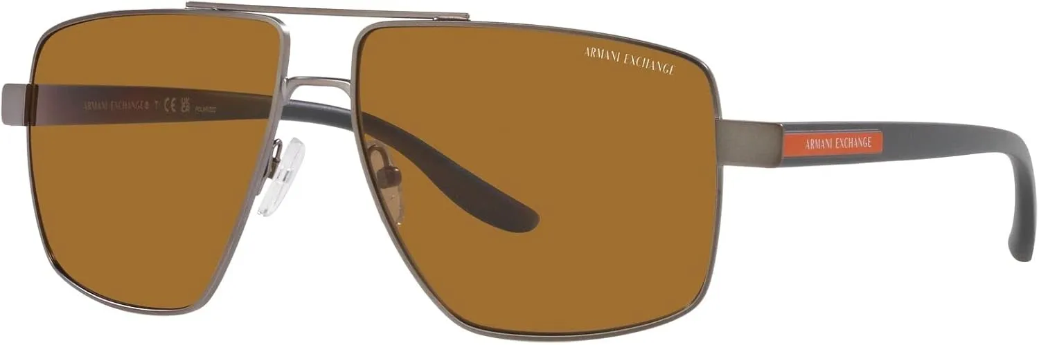Armani Exchange Men's Ax2037s Square Sunglasses