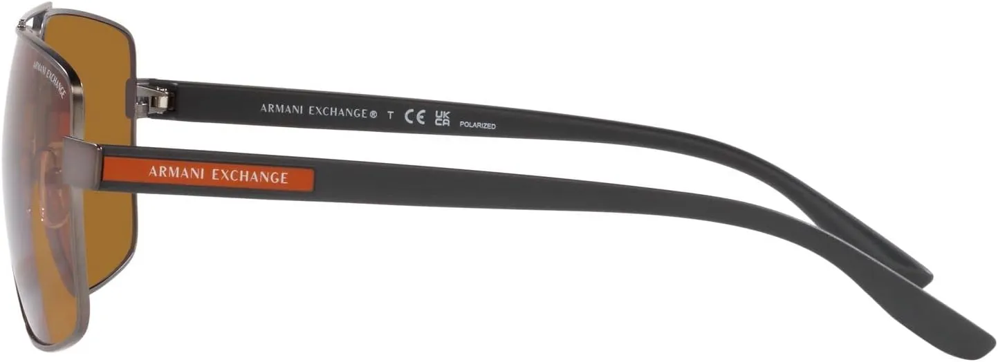 Armani Exchange Men's Ax2037s Square Sunglasses