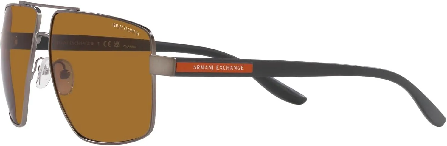 Armani Exchange Men's Ax2037s Square Sunglasses